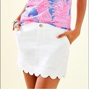 Lilly Pulitzer- Colette Scallop Hem Skort